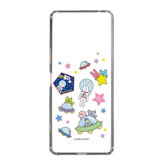スリムプロテクションケース［ CRAFTHOLIC - Sticker ］