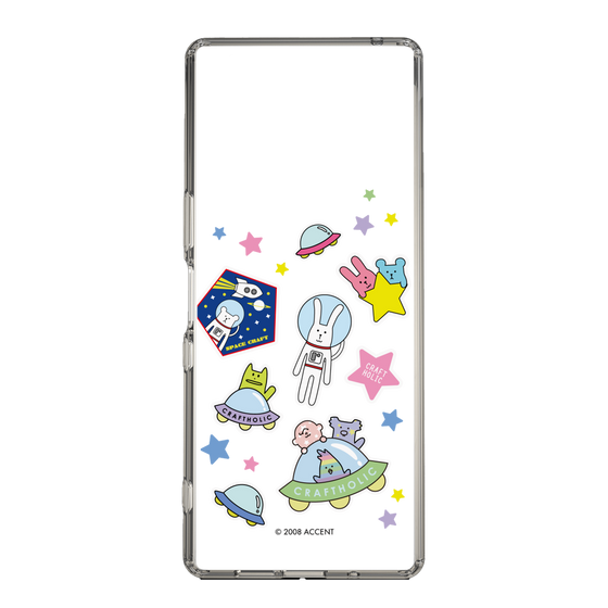 スリムプロテクションケース［ CRAFTHOLIC - Sticker ］