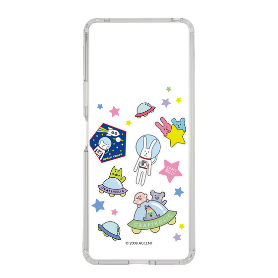 スリムプロテクションケース［ CRAFTHOLIC - Sticker ］