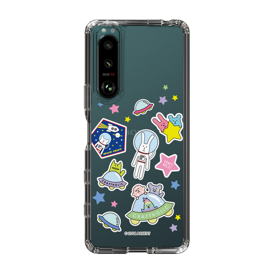 スリムプロテクションケース［ CRAFTHOLIC - Sticker ］
