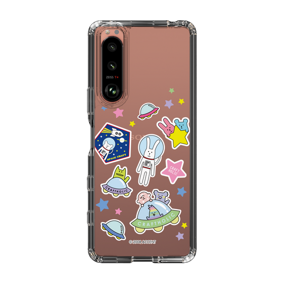 スリムプロテクションケース［ CRAFTHOLIC - Sticker ］