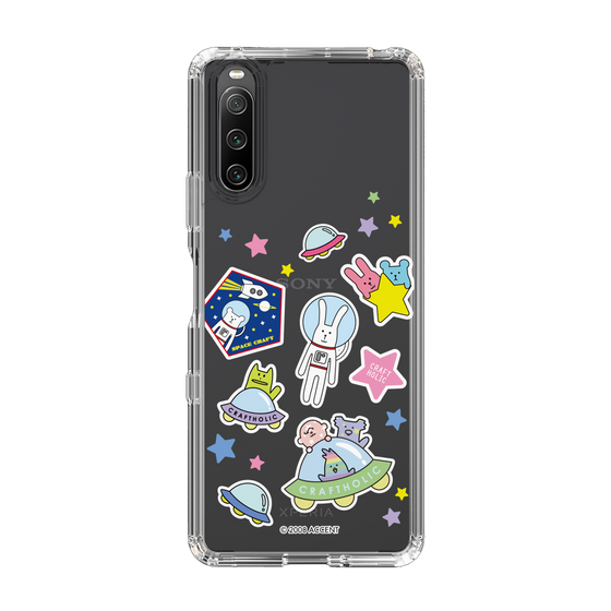 スリムプロテクションケース［ CRAFTHOLIC - Sticker ］