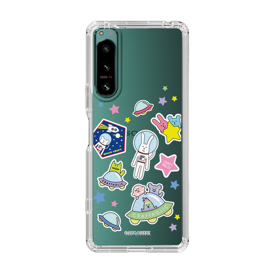 スリムプロテクションケース［ CRAFTHOLIC - Sticker ］