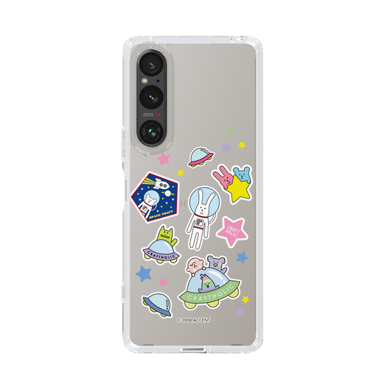 スリムプロテクションケース［ CRAFTHOLIC - Sticker ］