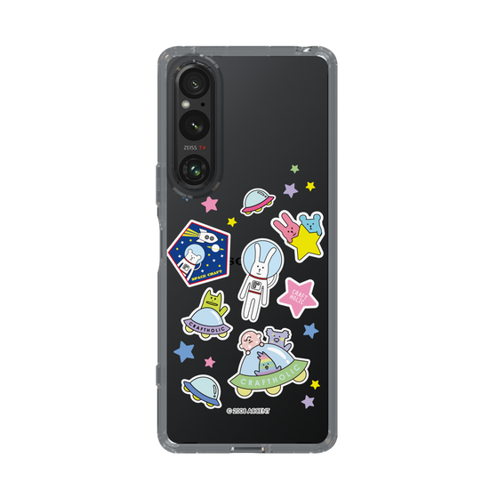 スリムプロテクションケース［ CRAFTHOLIC - Sticker ］