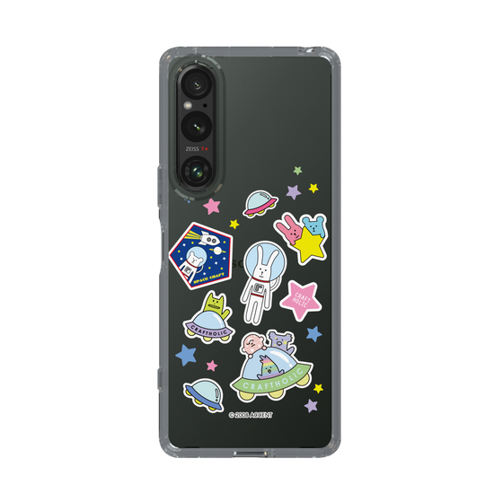 スリムプロテクションケース［ CRAFTHOLIC - Sticker ］