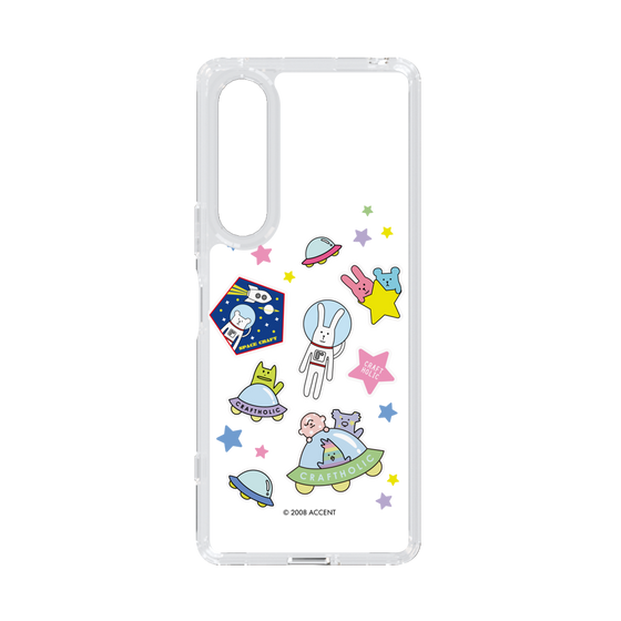 スリムプロテクションケース［ CRAFTHOLIC - Sticker ］