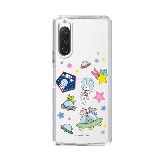 スリムプロテクションケース［ CRAFTHOLIC - Sticker ］