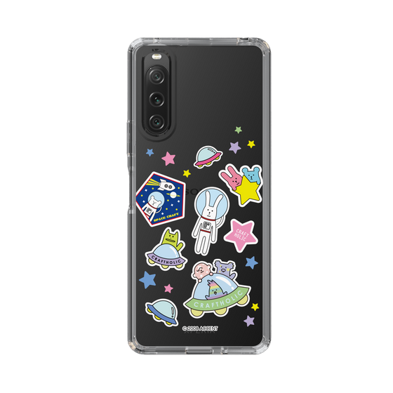 スリムプロテクションケース［ CRAFTHOLIC - Sticker ］