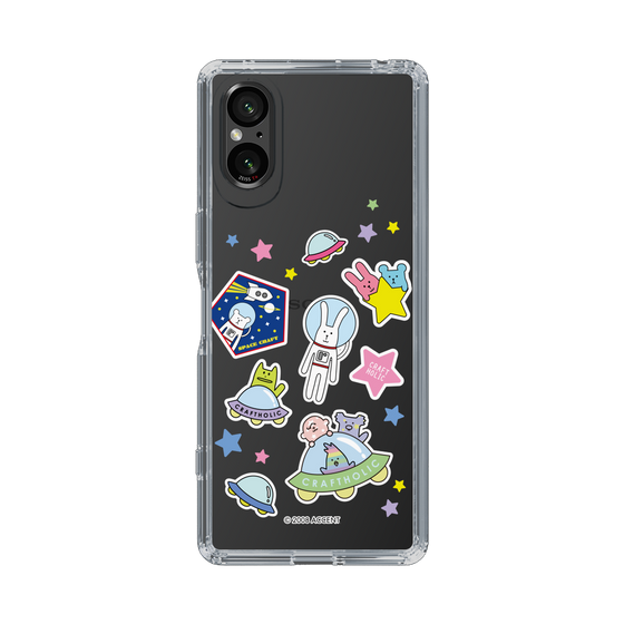 スリムプロテクションケース［ CRAFTHOLIC - Sticker ］