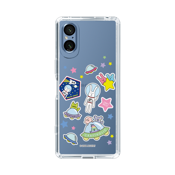 スリムプロテクションケース［ CRAFTHOLIC - Sticker ］