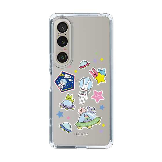 スリムプロテクションケース［ CRAFTHOLIC - Sticker ］