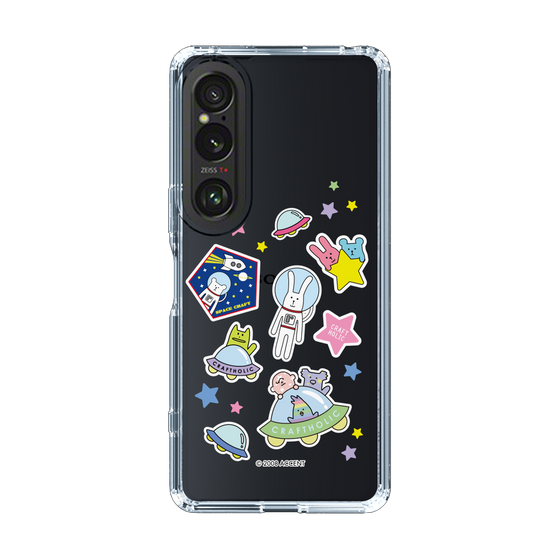 スリムプロテクションケース［ CRAFTHOLIC - Sticker ］