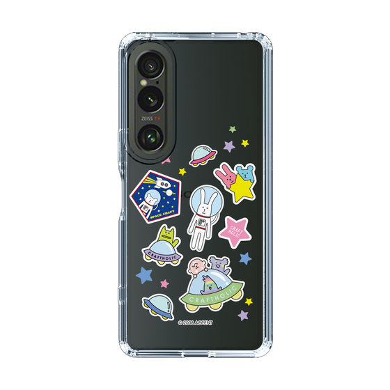スリムプロテクションケース［ CRAFTHOLIC - Sticker ］