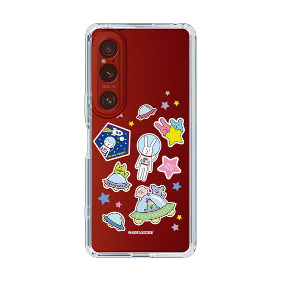 スリムプロテクションケース［ CRAFTHOLIC - Sticker ］