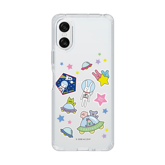 スリムプロテクションケース［ CRAFTHOLIC - Sticker ］