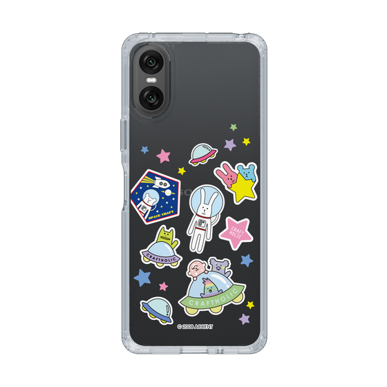 スリムプロテクションケース［ CRAFTHOLIC - Sticker ］