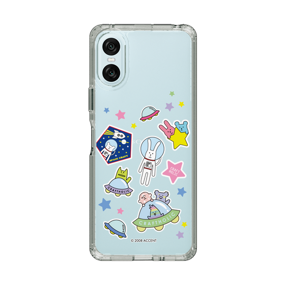 スリムプロテクションケース［ CRAFTHOLIC - Sticker ］