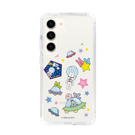 スリムプロテクションケース［ CRAFTHOLIC - Sticker ］
