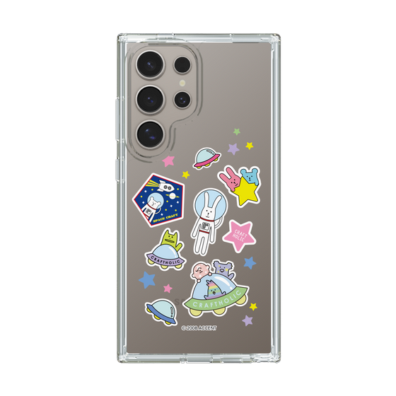 スリムプロテクションケース［ CRAFTHOLIC - Sticker ］