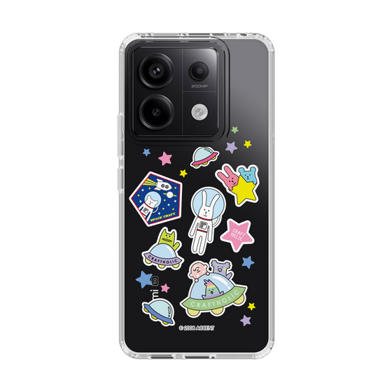 スリムプロテクションケース［ CRAFTHOLIC - Sticker ］