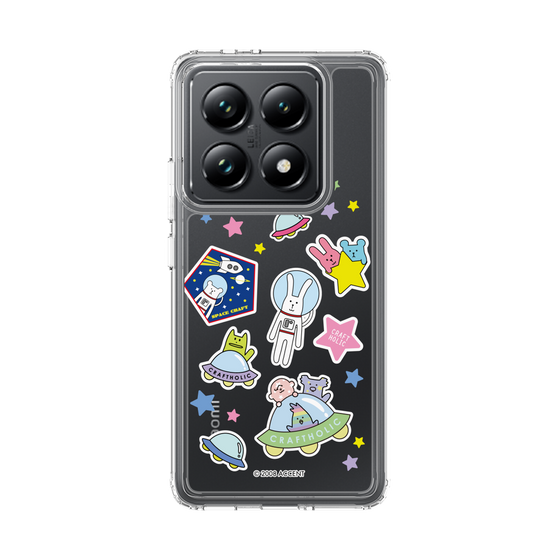 スリムプロテクションケース［ CRAFTHOLIC - Sticker ］