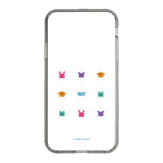 スリムプロテクションケース［ CRAFTHOLIC - Stars ］
