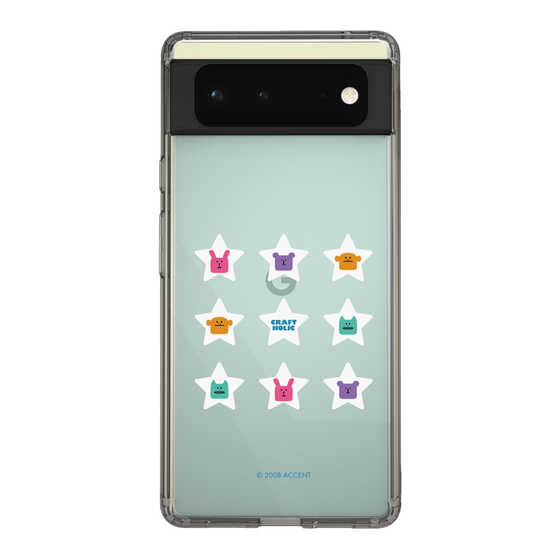 スリムプロテクションケース［ CRAFTHOLIC - Stars ］
