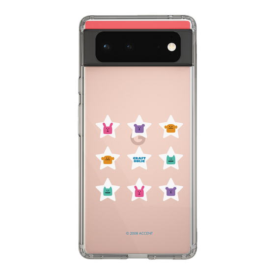 スリムプロテクションケース［ CRAFTHOLIC - Stars ］