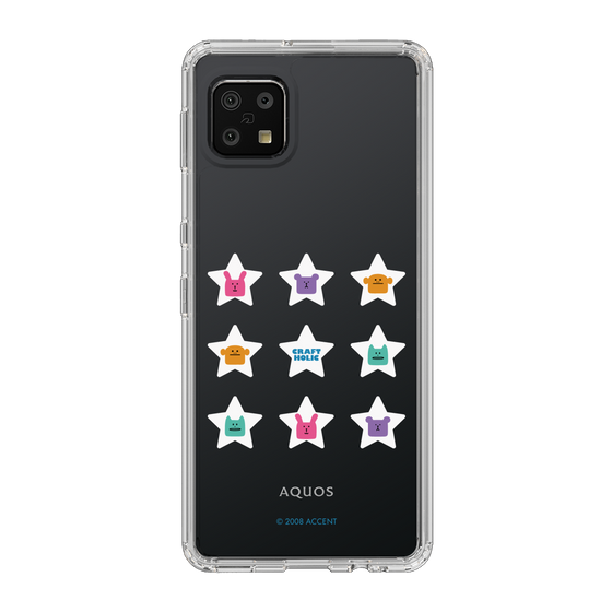 スリムプロテクションケース［ CRAFTHOLIC - Stars ］