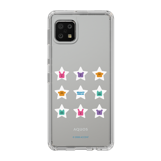 スリムプロテクションケース［ CRAFTHOLIC - Stars ］