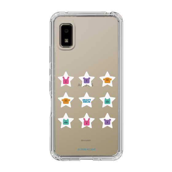 スリムプロテクションケース［ CRAFTHOLIC - Stars ］