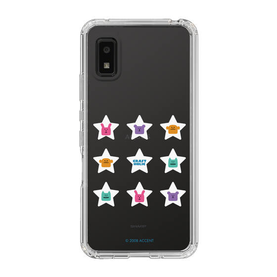 スリムプロテクションケース［ CRAFTHOLIC - Stars ］