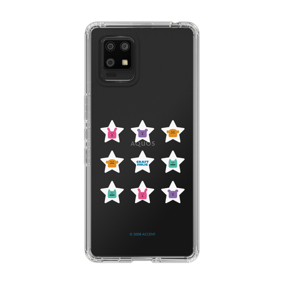 スリムプロテクションケース［ CRAFTHOLIC - Stars ］