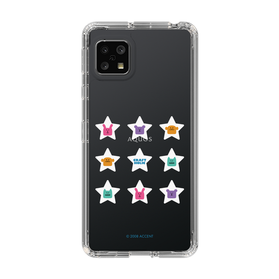 スリムプロテクションケース［ CRAFTHOLIC - Stars ］