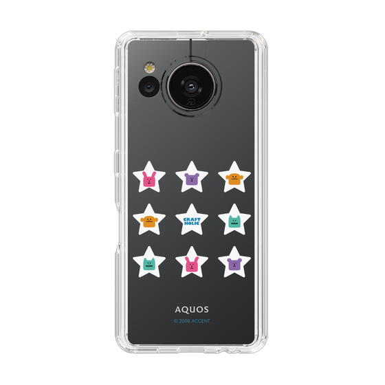 スリムプロテクションケース［ CRAFTHOLIC - Stars ］