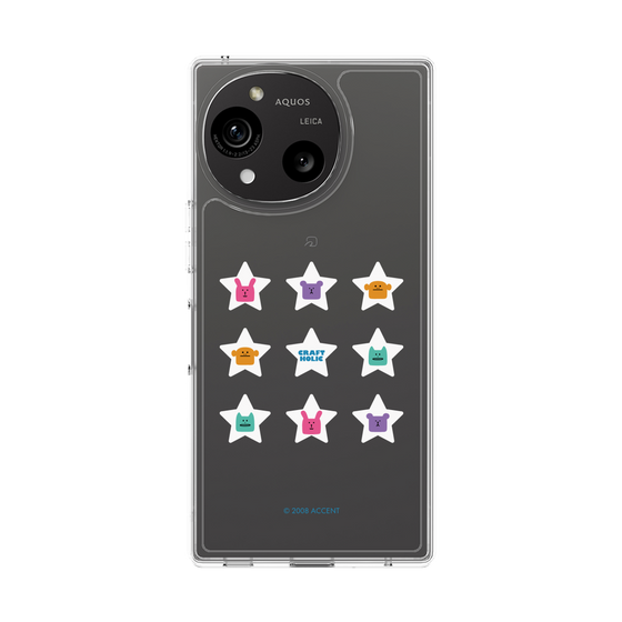 スリムプロテクションケース［ CRAFTHOLIC - Stars ］