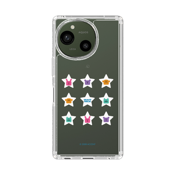 スリムプロテクションケース［ CRAFTHOLIC - Stars ］
