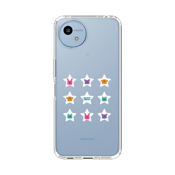 スリムプロテクションケース［ CRAFTHOLIC - Stars ］