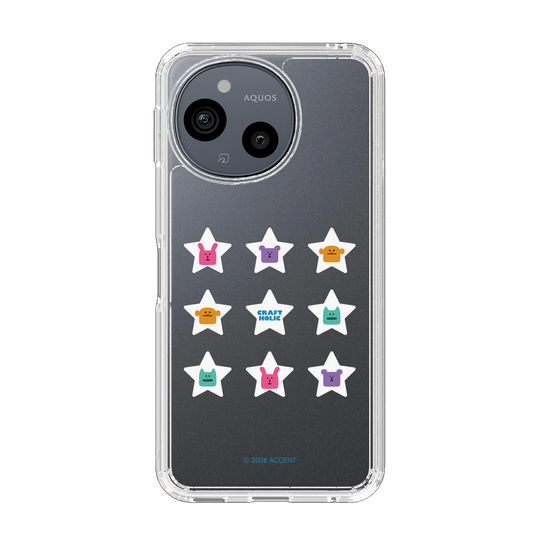 スリムプロテクションケース［ CRAFTHOLIC - Stars ］