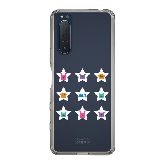 スリムプロテクションケース［ CRAFTHOLIC - Stars ］