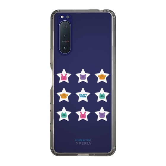 スリムプロテクションケース［ CRAFTHOLIC - Stars ］