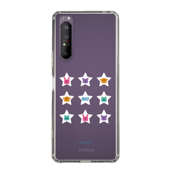 スリムプロテクションケース［ CRAFTHOLIC - Stars ］