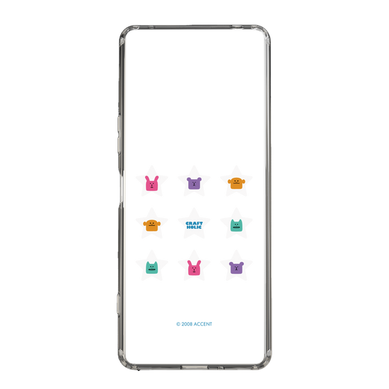 スリムプロテクションケース［ CRAFTHOLIC - Stars ］