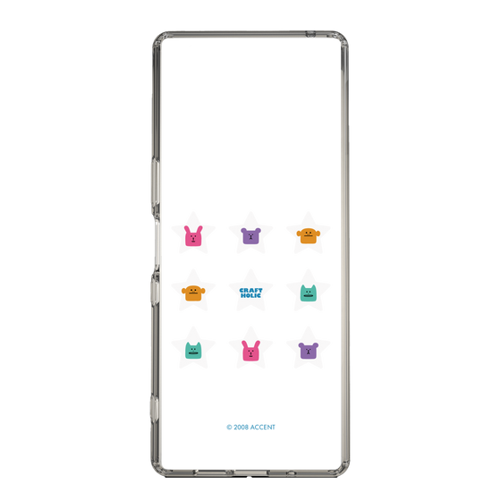スリムプロテクションケース［ CRAFTHOLIC - Stars ］