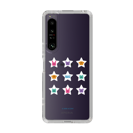 スリムプロテクションケース［ CRAFTHOLIC - Stars ］