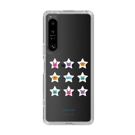 スリムプロテクションケース［ CRAFTHOLIC - Stars ］