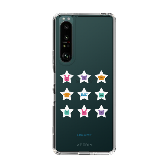 スリムプロテクションケース［ CRAFTHOLIC - Stars ］