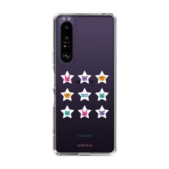 スリムプロテクションケース［ CRAFTHOLIC - Stars ］