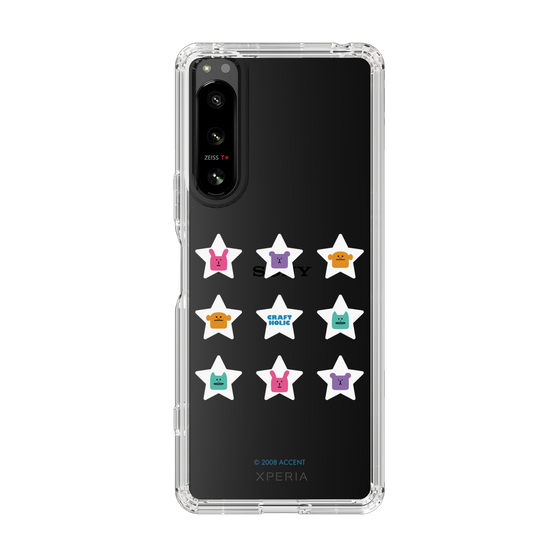 スリムプロテクションケース［ CRAFTHOLIC - Stars ］